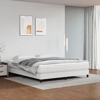 Taschenfederkernmatratze, Matratze, Boxspringmatratze, Bettmatratzen, Federmatratze, Weiß 160x200x20 cm Kunstleder - Weiß