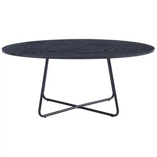 Home Deluxe Couchtisch Oval NOVARIS - Farbauswahl Dark Oak