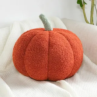 Kürbis Kissen, Pumpkin Pillow, Halloween Kürbis DekokissenKürbis Kissen, Weiche Plüschkissen Herbst Pumpkin Pillow Kürbis Deko, Kürbiskissen for Home Halloween Decoration