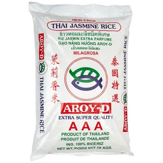 Aroy-D Duftreis, Langkorn Reis 100%, 1er Pack (1 x 20 kg)