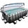 Exit Black Leather Pool 400 x 200 x 122 cm inkl. Sandfilteranlage, Abdeckplane, Poolleiter, Reparaturset
