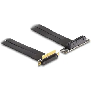 DeLock Riser Karte PCI Express x4 Stecker 90° gewinkelt zu x, Mainboard Zubehör