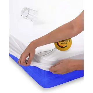 TEXMAXX® Matratzenschoner 200 x 200 cm - atmungsaktiv/wasserdichte Matratzenauflage/Inkontinenz Bettunterlage/waschbare Matratzenunterlage/Bettunterlage wasserdicht