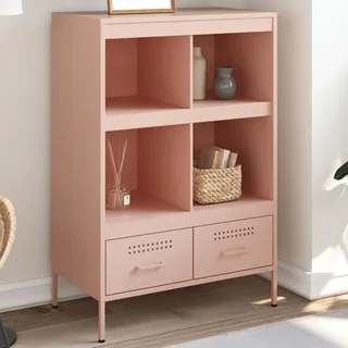 vidaXL Highboard Rosa 68x39x101,5 cm Stahl - Rosa