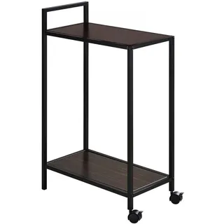 Idimex Servierwagen Rivo schwarz/Walnuß