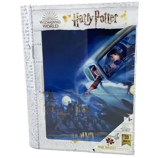 Prime 3d Harry Potter Lentikular-puzzlebuch: Ron Und Harry Im Ford Anglia - Multicolor
