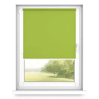 Time4blinds - Rollo ohne Kassette, 60x180 cm, Grüner Klee, Steuerung Links
