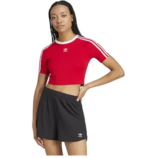 Adidas Originals 3 Stripes Baby Kurzarm-oberteil - Better Scarlet / White - L