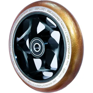 Blunt Gap Core Scooter-rad - Black / Golden - 120mm