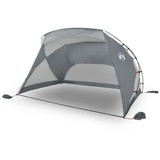 vidaXL Strandzelt Grau cm 185T Polyester - Grau