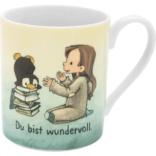 SHEEPWORLD Tasse Anouk "Pinguin" | Porzellan, Höhe 8 cm, Durchmesser 7 cm, Volumen 20 cl, in Geschenkbox | Geschenk für Kinder, Jungen, Mädchen, Weihnachten, Geburtstag | 73954