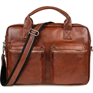 Beltimore Herren Ledertasche Groß Braun Laptop - Braun