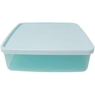 Tupperware Sandwich-Box 620 ml Aufbewahrungsbox Vesperbox Hitparade Kühlschrank System Brotdose quadratisch auslaufsicher 620ml mintgrün türkis