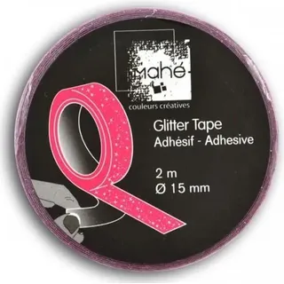 Abdeckband Glitzerband - Violett leuchtend