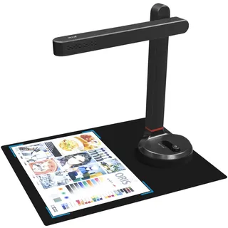 NETUM High-Speed-Dokumentenkamera, Dokumentenscanner mit OCR-Funktion A4 Kamerascanner 13 Mega-Pixel Objektiv mit LED-Lichtern, Einstellbarer und tragbarer Scanner für Büro, Klassenzimmer, SD-3000NC