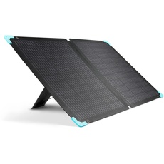 Bild von Faltbares Solarpanel Solarmodul 120W für Tragbare Powerstation, Wasserdicht mit Verstellbaren Ständern, für Wohnmobil, Wohnwagen, Netzunabhängig