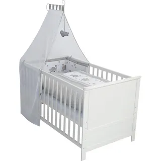 roba Bett Komplettbettset Jumbo twins, weiß - Weiß