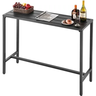 Vevor Bartisch 120 x 37,5 x 98 cm Schwarz