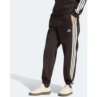 adidas Essentials 3 Stripes Fleece Jogginghose Aurora Coffee/Ivory M