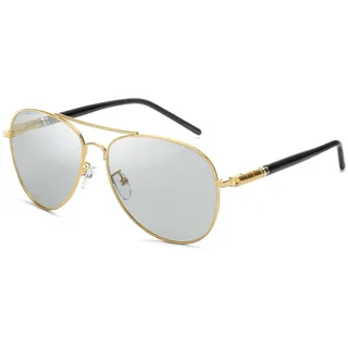 SIPHEW Nachtsichtbrille für Autofahrer, graue Nachtfahrbrille gegen Blenden, polarisierte Anti Blend Brille zum Autofahren