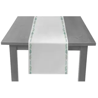 Folat Tischläufer Natur Weiß - 240x35cm