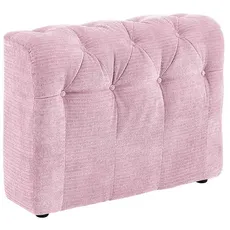 KAWOLA Sofa Seitenelement SEPHI medium Cord Vintage rosa