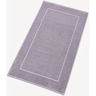Badematte CHRISTY "Supreme", lila (lavender), H:7mm, Baumwolle, Badematten, Badematte, Premium Badematte in Luxusqualität 1000g/m2, 50 x 90, 2er Set