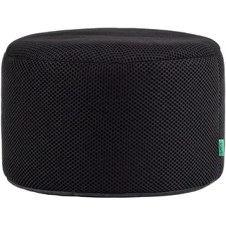icon Pouf Techmesh Gaming , Schwarz , Textil , Rund , 47x36x47 cm , Hergestellt in Deutschland, Oeko-Tex® Standard 100 , Wohnzimmer, Sessel, Hocker & Hockerbänke, Poufs