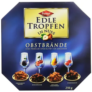 open food Trumpf Edle Tropfen in Nuss Obstbrände 250g