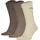 Tennissocken 3er Pack Braun 43-46