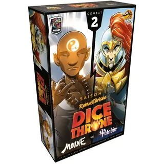 Dice Throne Staffel 1 Mönch vs Paladin | Duell der Kräfte und taktischen Zusammenstöße auf Französisch – für 2 Spieler, die ihre Lieblingshelden verkörpern – 20 bis
