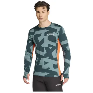 adidas Multi Synthetic Langarm-baselayer - Preloved Teal - XL