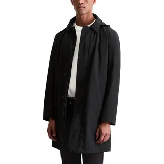Marc OߴPolo Herren Kurzmantel mit abnehmbarer Kapuze wasserabweisend, Schwarz (Black), M