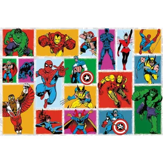 Ravensburger Nathan Marvel Puzzle 3000 Teile – Retro Superhelden Puzzle