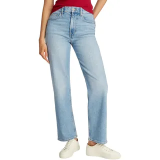 Tommy Jeans Damen Jeans Hose Layla Slim High Waist, Blau (Denim Light), 32W/26L
