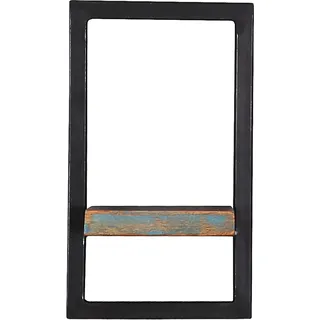 SIT Möbel Wandregal Riverboat 20 x 25 x 35 cm Schwarz