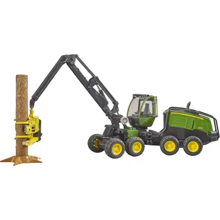 Bruder John Deere 1270G Harvester mit 1 Baumstamm (02135)
