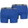 Basic Boxershorts Blau/Schwarz L 2er Pack