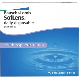 Bausch + Lomb SofLens Daily Disposable, Tageslinsen, 90 Stück, -6,50 Dpt