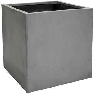 Vivanno Pflanzkübel Block 40 cm x 40 cm x 40 cm Betonoptik Grau