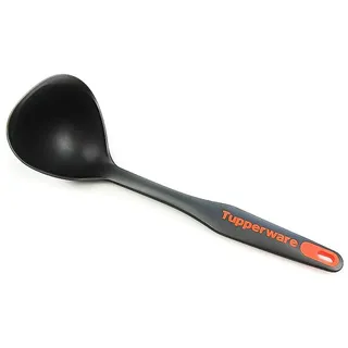 TUPPERWARE Griffbereit Schöpflöffel schwarz-orange D164 Löffel TOP-Schöpflöffel