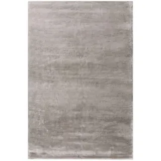 benuta pure Viskoseteppich Nela Grau 120x170 cm & Moderner Kurzflor-Teppich für Fußbodenheizung geeignet, Teppiche Böden, Teppiche