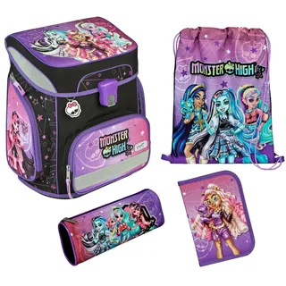 Scooli EasyFit 5-tlg. lila Monster