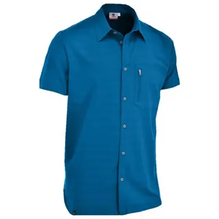 Maul Wanderhemd Irschenberg XT Kurzarm (mit Brusttasche) blau Herren