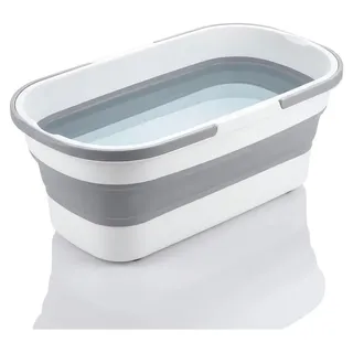 Faltbarer Wischeimer rechteckig 26 Liter Grau - Grau, Blau, Grün, Rosa, Violett