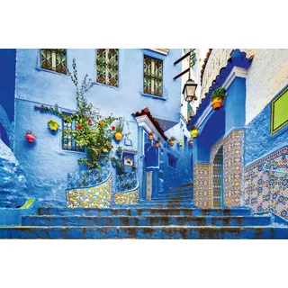 Ravensburger Puzzle 12001893 - Marokko in Blau - 3000 Teile Foto-Puzzle für reiselustige Puzzle-Fans ab 14 Jahren