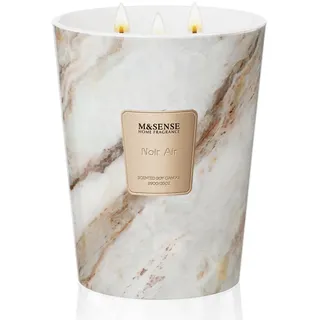 M&SENSE 990g Duftkerze Groß|Noir Air Duftkerzen im Glas|Natürliche Sojawachs Kerzen|Entspannende Aromatherapie | Geschenk für Frauen & Männer,Weihnachten|150h Brenndauer & 3 Docht,Home Scented