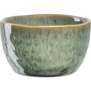 Leonardo Schale , Grün , Keramik , 8.3x5x8.3 cm , handgemacht , Geschirr, Schalen & Schüsseln, Schalen