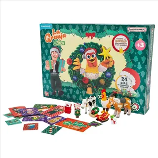 Bandai Zeno Farm Adventskalender mit 24 Überraschungen, Spielzeug und Minifiguren, Modell TO86010
