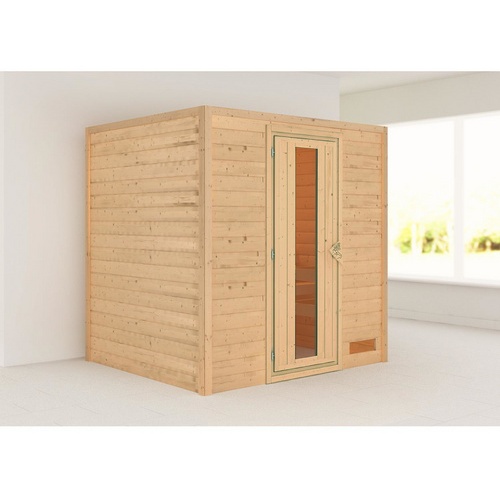 Bild von Sauna Anja Fronteinstieg und Holz-Glastür